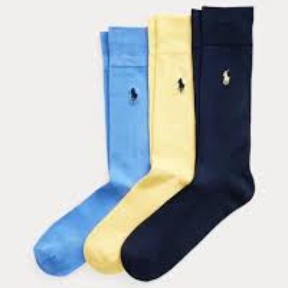 Polo Ralph Lauren  Supersoft Socks Assorted 3-Pack - Picture 1 of 3